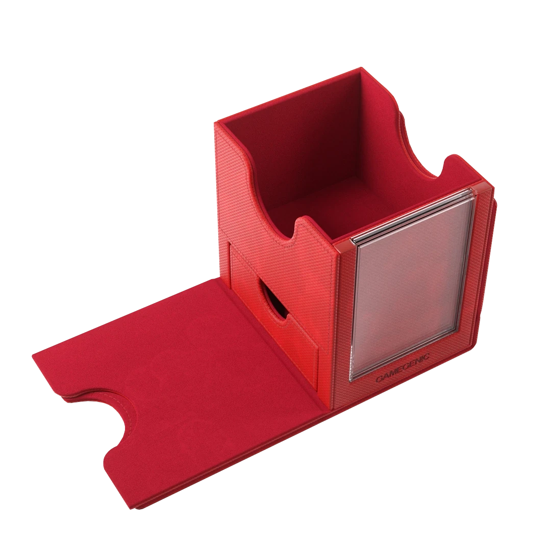 Gamegenic: Sidekick Pro 100+ XL - Rood - Deckbox met lade en displayvenster - sfeerbeeld