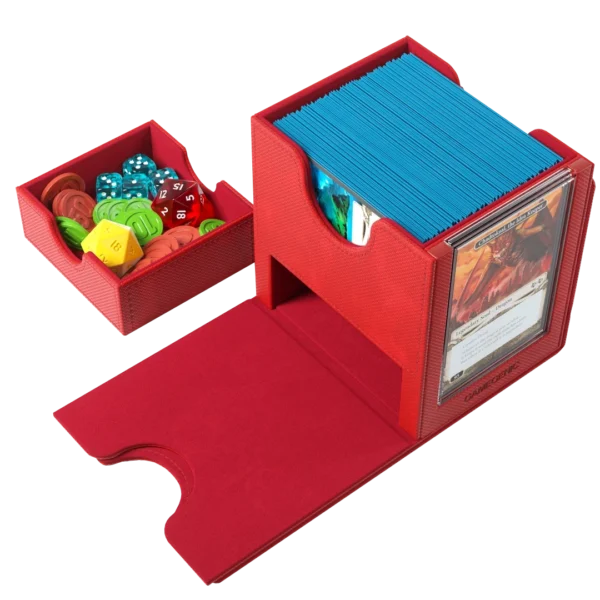 Gamegenic: Sidekick Pro 100+ XL - Rood - Deckbox met lade en displayvenster - extra beeld