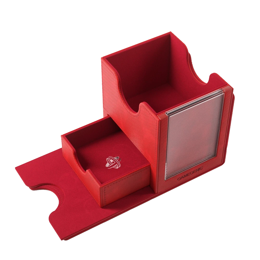 Gamegenic: Sidekick Pro 100+ XL - Rood - Deckbox met lade en displayvenster - productfoto