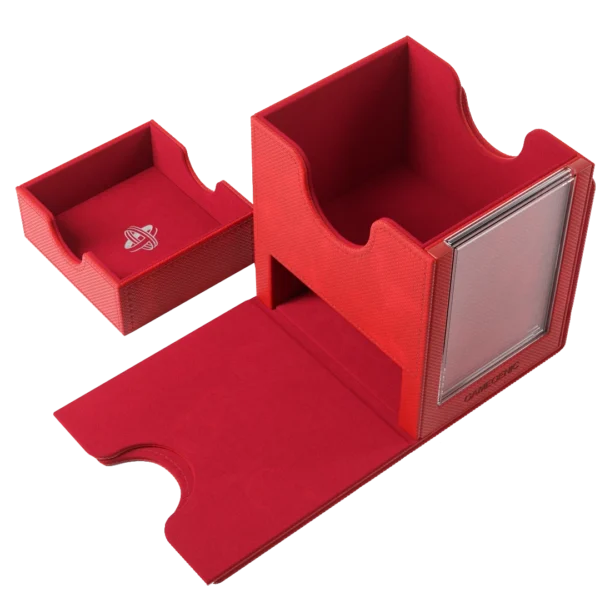 Gamegenic: Sidekick Pro 100+ XL - Rood - Deckbox met lade en displayvenster - productfoto