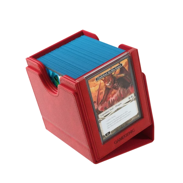 Gamegenic: Sidekick Pro 100+ XL - Rood - Deckbox met lade en displayvenster - productfoto