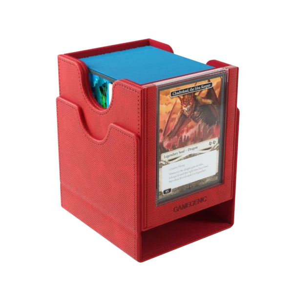Gamegenic: Sidekick Pro 100+ XL - Rood - Deckbox met lade en displayvenster - productfoto