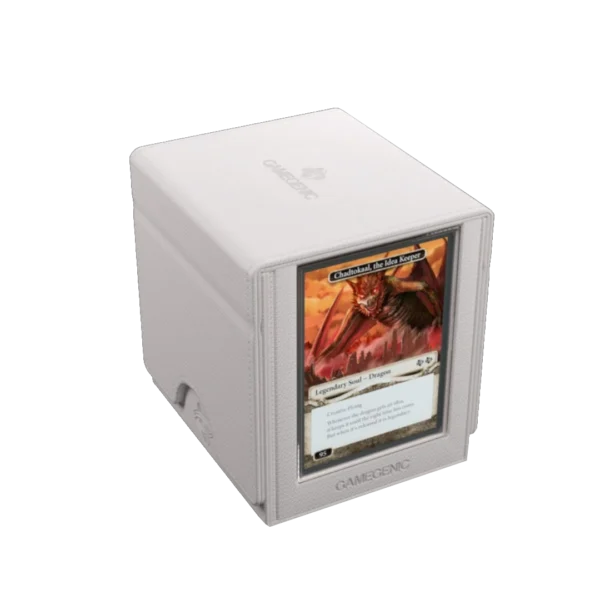 Gamegenic: Sidekick Pro 100+ XL - Wit - Deckbox met lade en displayvenster - achterzijde