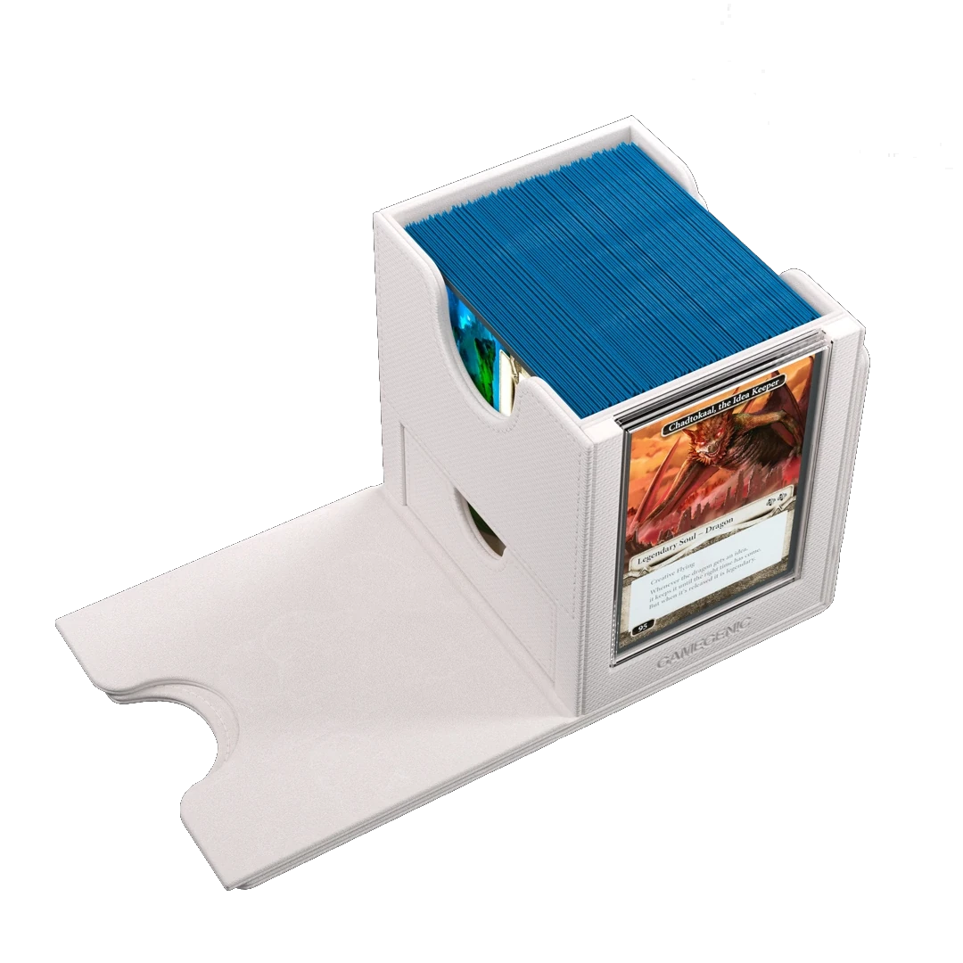 Gamegenic: Sidekick Pro 100+ XL - Wit - Deckbox met lade en displayvenster - detailopname