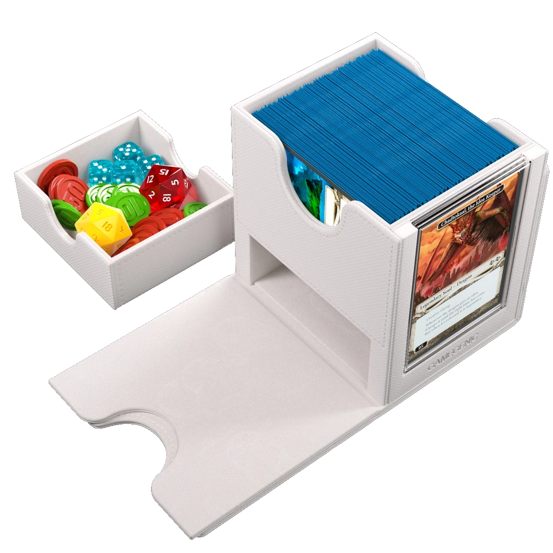 Gamegenic: Sidekick Pro 100+ XL - Wit - Deckbox met lade en displayvenster - sfeerbeeld