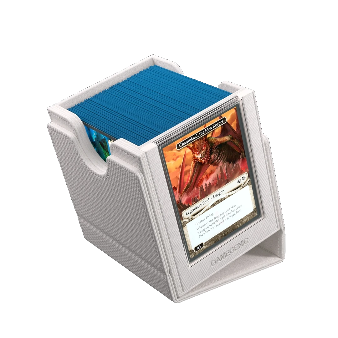 Gamegenic: Sidekick Pro 100+ XL - Wit - Deckbox met lade en displayvenster - productfoto