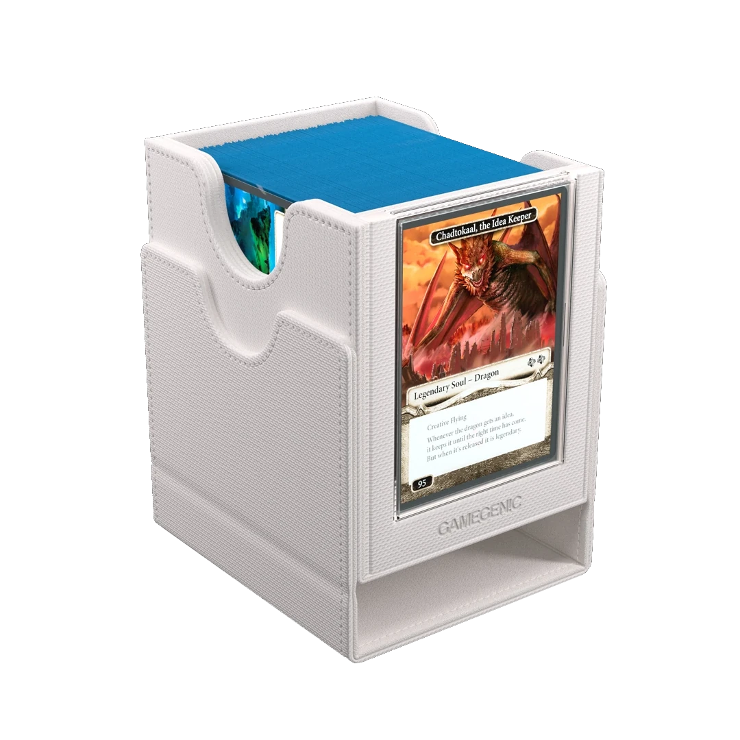 Gamegenic: Sidekick Pro 100+ XL - Wit - Deckbox met lade en displayvenster - productfoto