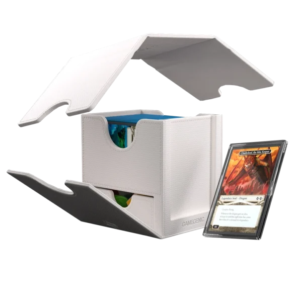 Gamegenic: Sidekick Pro 100+ XL - Wit - Deckbox met lade en displayvenster - productfoto