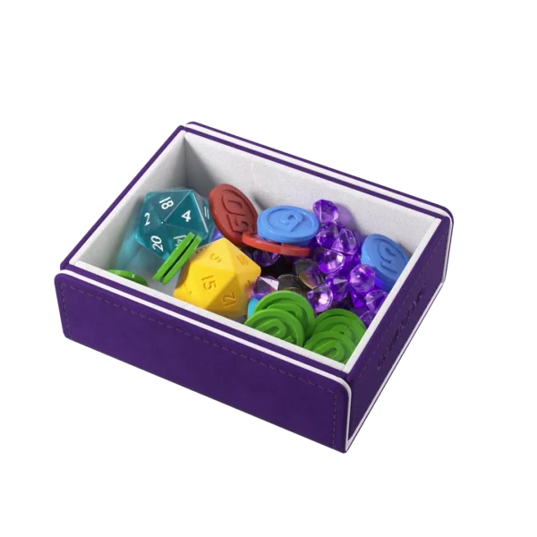 Gamegenic: Token Keep - Paars/Wit - detailopname