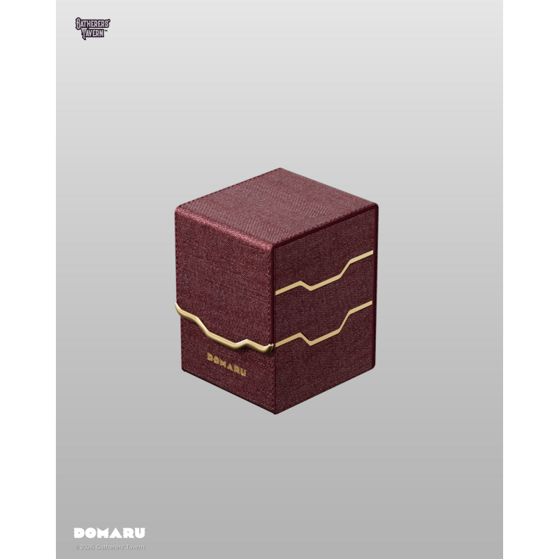 Gatherers' Tavern: DOMARU Armory Horizon 100+ Deckbox - Carnelian (voor 100 kaarten) - bovenaanzicht