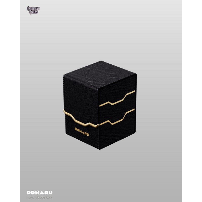 Gatherers' Tavern: DOMARU Armory Horizon 100+ Deckbox - Obsidian (voor 100 kaarten) - bovenaanzicht