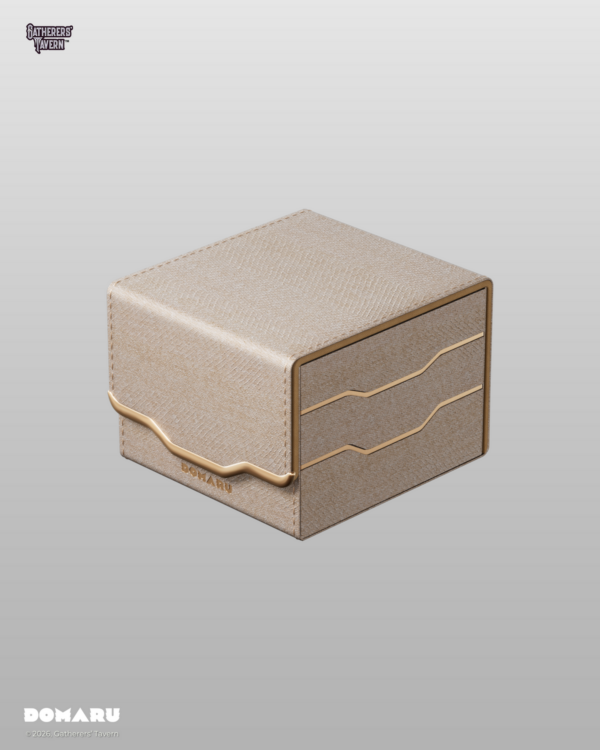 Gatherers' Tavern: DOMARU Armory Horizon 133+ Deckbox - Alabaster (voor 133 kaarten) - productfoto