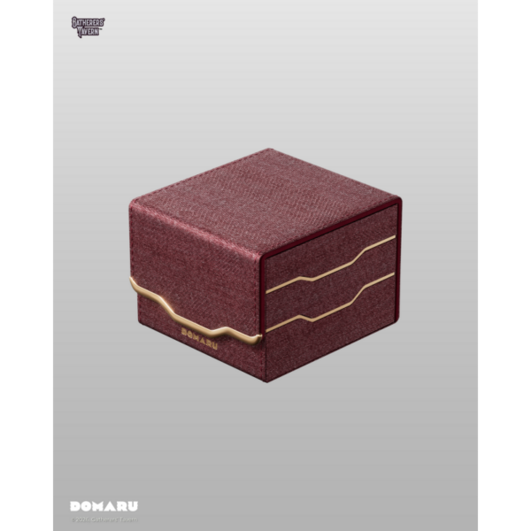 Gatherers' Tavern: DOMARU Armory Horizon 133+ Deckbox - Carnelian (voor 133 kaarten) - bovenaanzicht