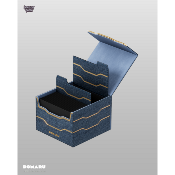 Gatherers' Tavern: DOMARU Armory Horizon 133+ Deckbox - Lazulite (voor 133 kaarten) - zijaanzicht
