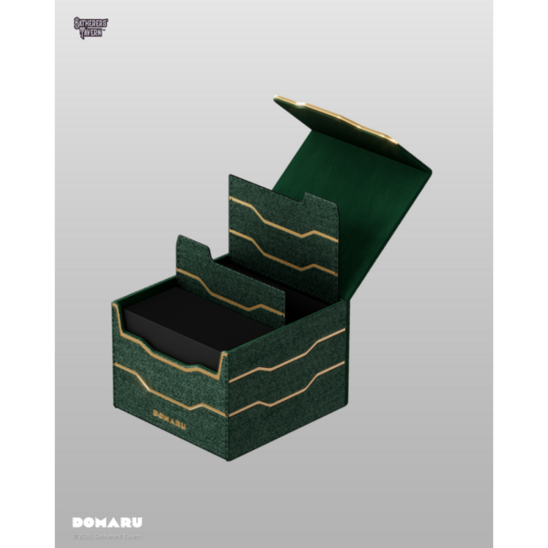 Gatherers' Tavern: DOMARU Armory Horizon 133+ Deckbox - Malachite (voor 133 kaarten) - zijaanzicht