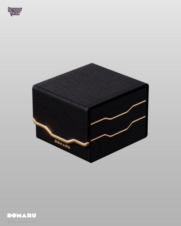 Gatherers' Tavern: DOMARU Armory Horizon 133+ Deckbox - Obsidian (voor 133 kaarten) - productfoto