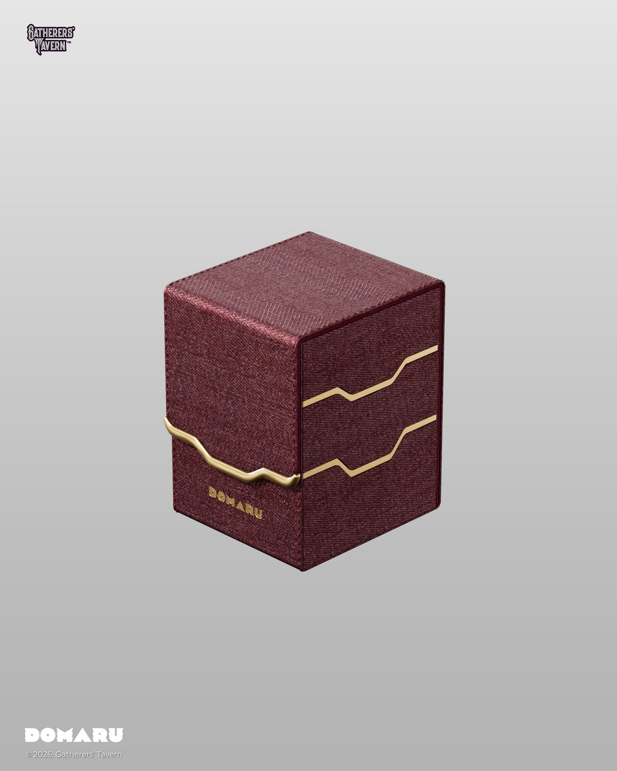 Gatherers' Tavern: DOMARU Vertex 100+ Deckbox - Carnelian (voor 100 kaarten) - productfoto