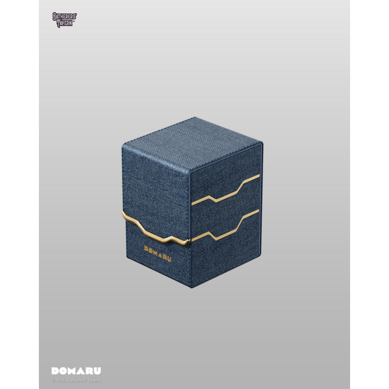 Gatherers' Tavern: DOMARU Vertex 100+ Deckbox - Lazulite (voor 100 kaarten) - bovenaanzicht