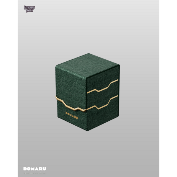 Gatherers' Tavern: DOMARU Vertex 100+ Deckbox - Malachite (voor 100 kaarten) - bovenaanzicht