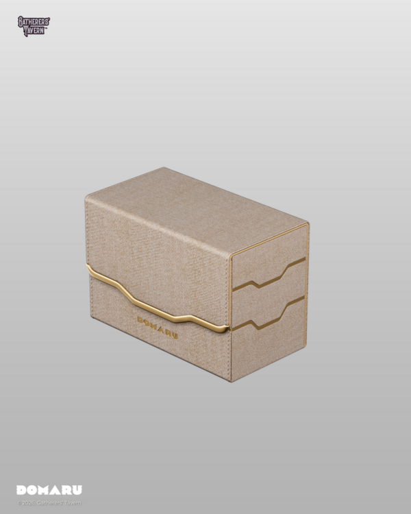Gatherers' Tavern: DOMARU Vertex Duo 200+ Deckbox - Alabaster (voor 200 kaarten) - productfoto