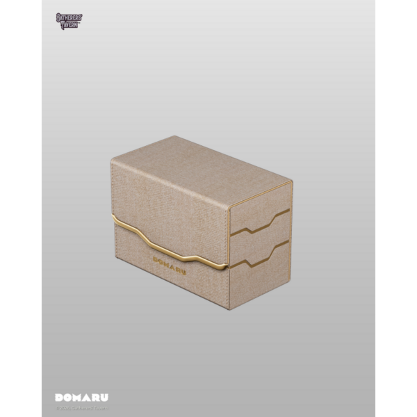 Gatherers' Tavern: DOMARU Vertex Duo 200+ Deckbox - Alabaster (voor 200 kaarten) - bovenaanzicht