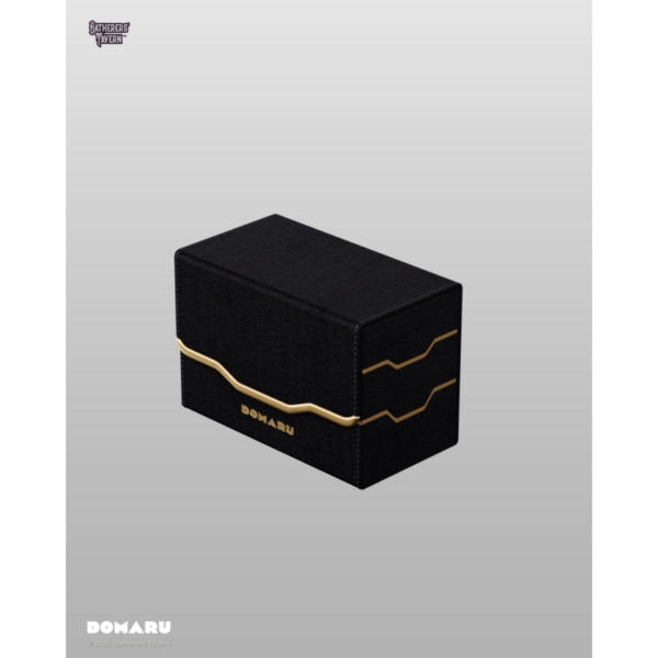 Gatherers' Tavern: DOMARU Vertex Duo 200+ Deckbox - Obsidian (voor 200 kaarten) - bovenaanzicht