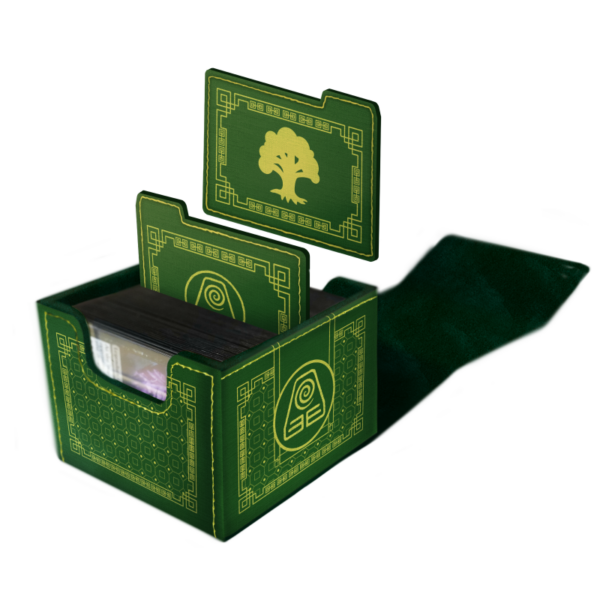 Gatherers' Tavern: DOMARU Box - Avatar: The Last Airbender - Earth (voor 100 kaarten) - zijaanzicht