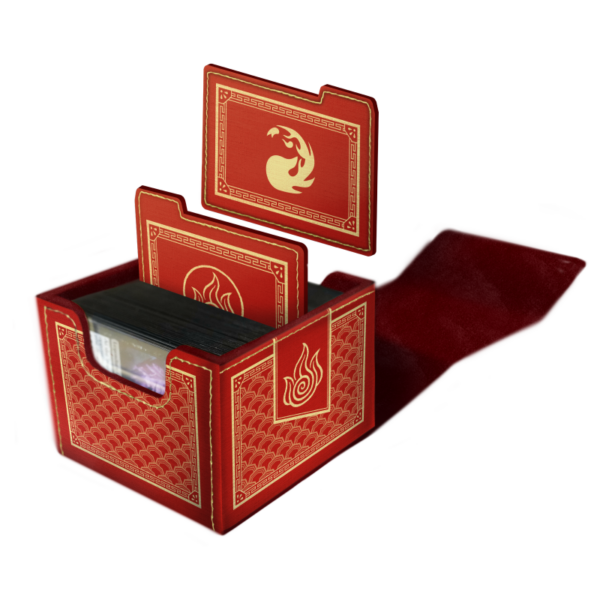 Gatherers' Tavern: DOMARU Box - Avatar: The Last Airbender - Fire (voor 100 kaarten) - zijaanzicht