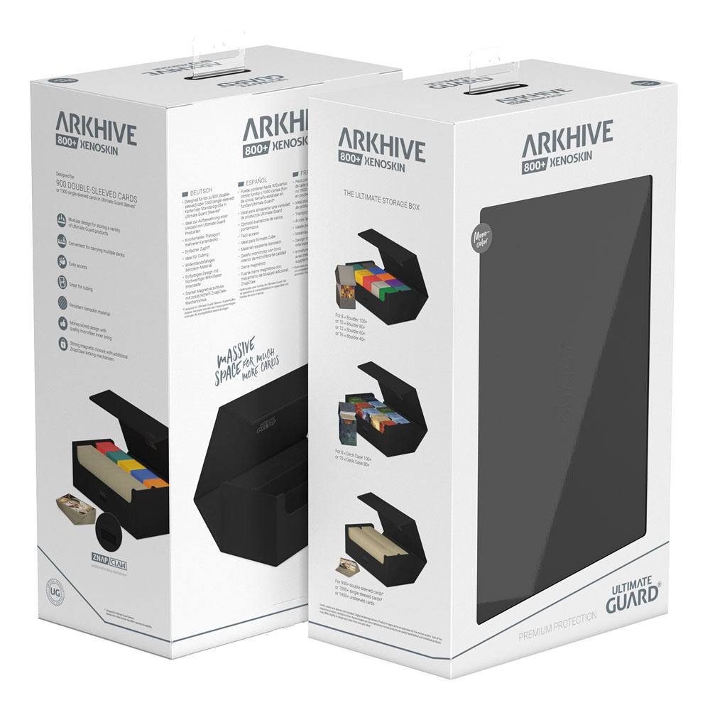 Ultimate Guard: Arkhive 800+ Xenoskin - Zwart (voor 800 kaarten) - productfoto