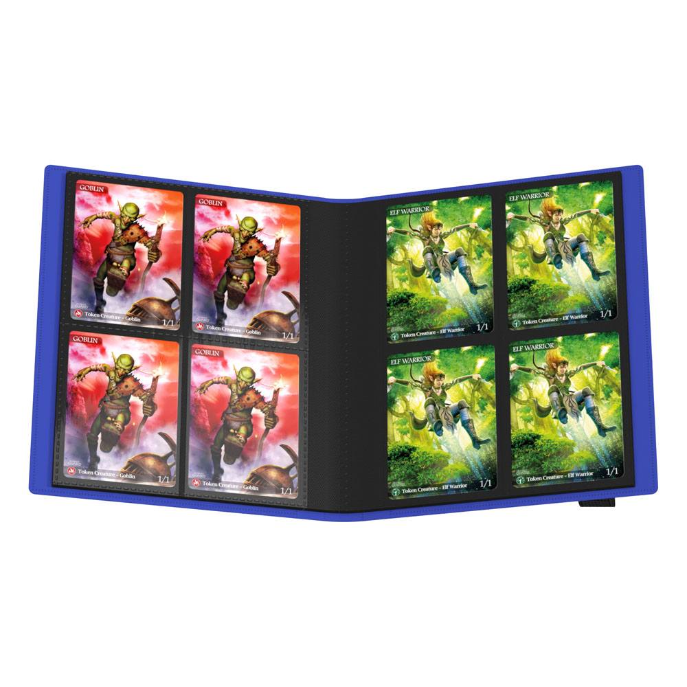 Ultimate Guard: Flexxfolio 160 8-Pocket - Blue (voor 160 kaarten) - zijaanzicht