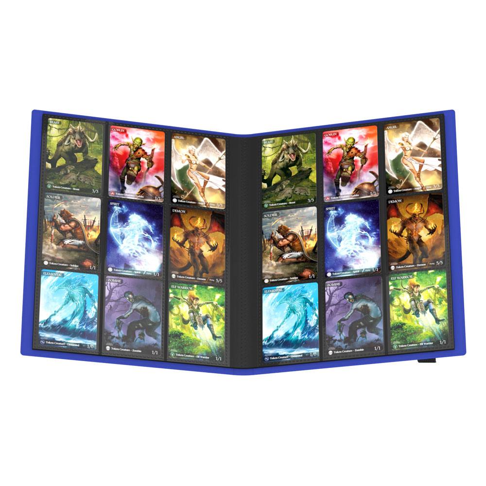 Ultimate Guard: Flexxfolio 360 18-Pocket - Blue (voor 360 kaarten) - zijaanzicht