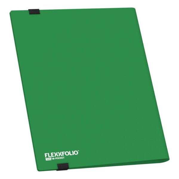 Ultimate Guard: Flexxfolio 360 18-Pocket - Green (voor 360 kaarten) - geopend