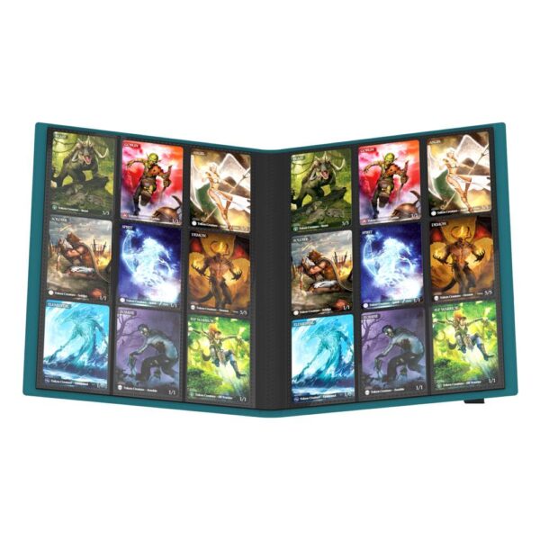 Ultimate Guard: Flexxfolio 360 18-Pocket - Petrol (voor 360 kaarten) - zijaanzicht