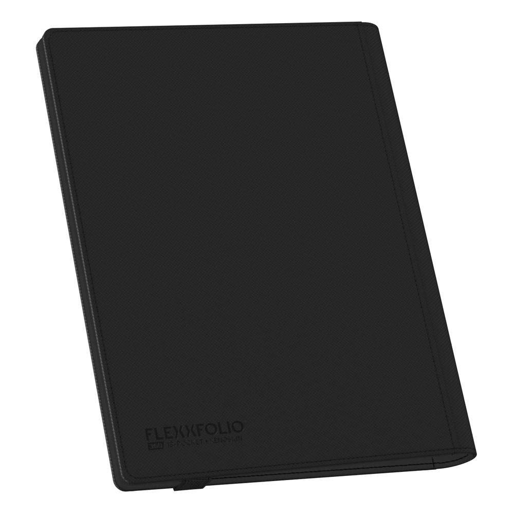 Ultimate Guard: Flexxfolio 360 18-Pocket Xenoskin - Black (voor 360 kaarten) - geopend