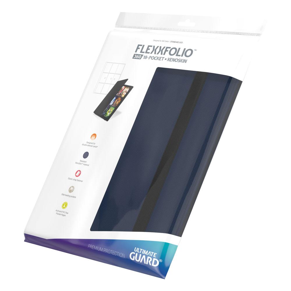 Ultimate Guard: Flexxfolio 360 18-Pocket Xenoskin - Blue (voor 360 kaarten) - bovenaanzicht