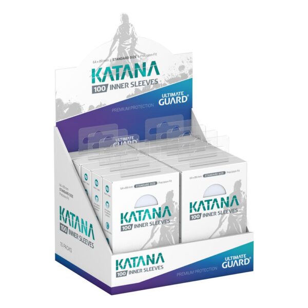 Ultimate Guard: Katana Inner Sleeves - 100x Standard Size - geopend