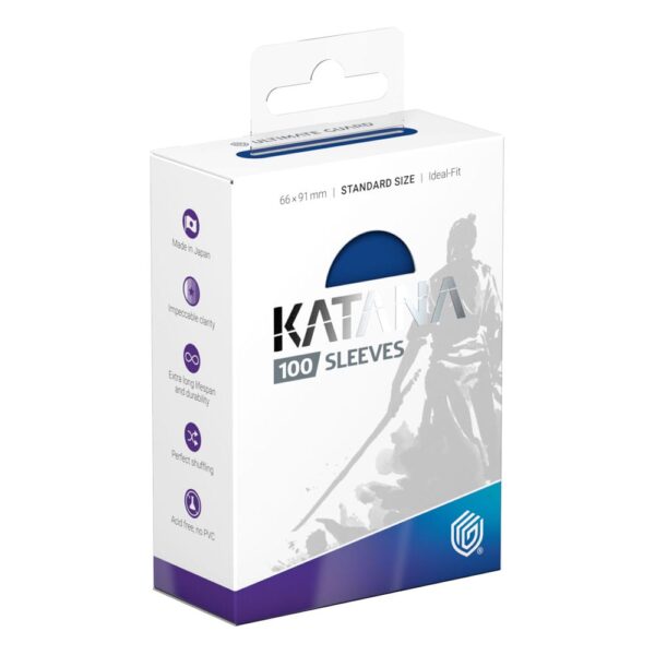 Ultimate Guard: Katana Sleeves - Blue Bird - 100x Standard Size - verpakking vooraan