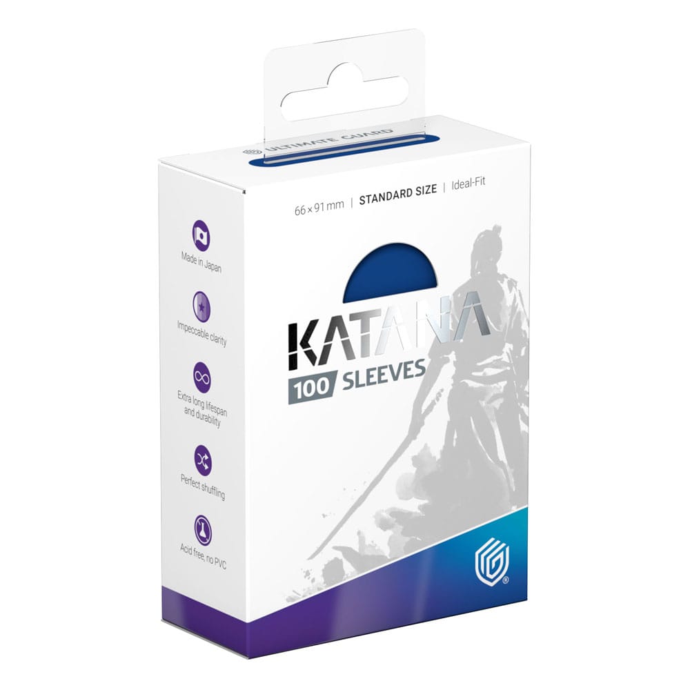 Ultimate Guard: Katana Sleeves - Blue Bird - 100x Standard Size - verpakking vooraan