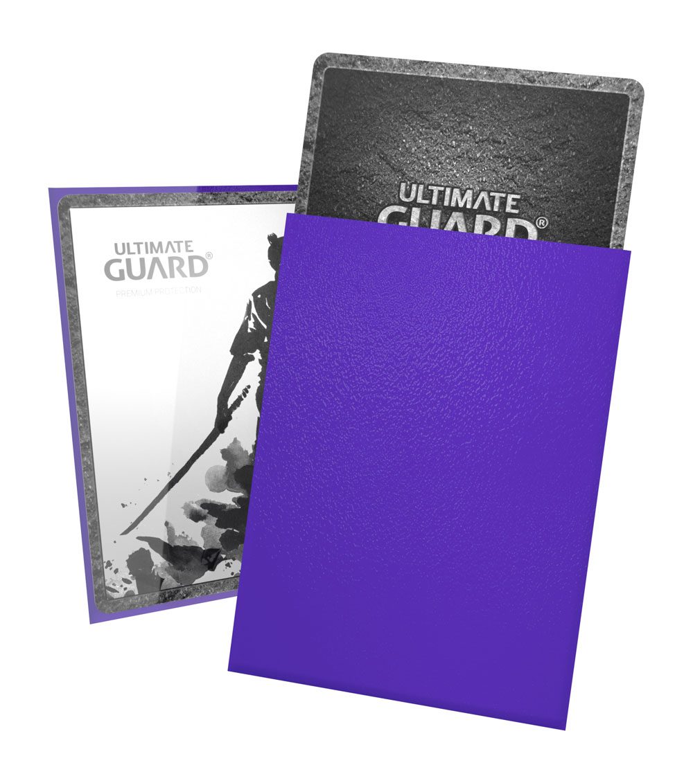 Ultimate Guard: Katana Sleeves - Blue - 100x Standard Size - achterzijde