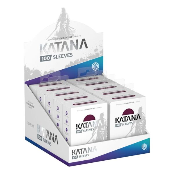 Ultimate Guard: Katana Sleeves - Radiant Plum - 100x Standard Size - detailopname