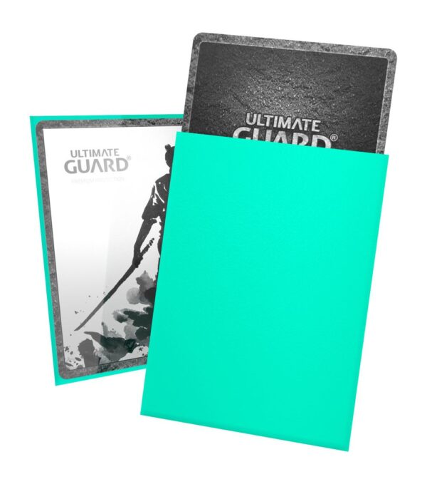 Ultimate Guard: Katana Sleeves - Turquoise - 100x Standard Size - achterzijde