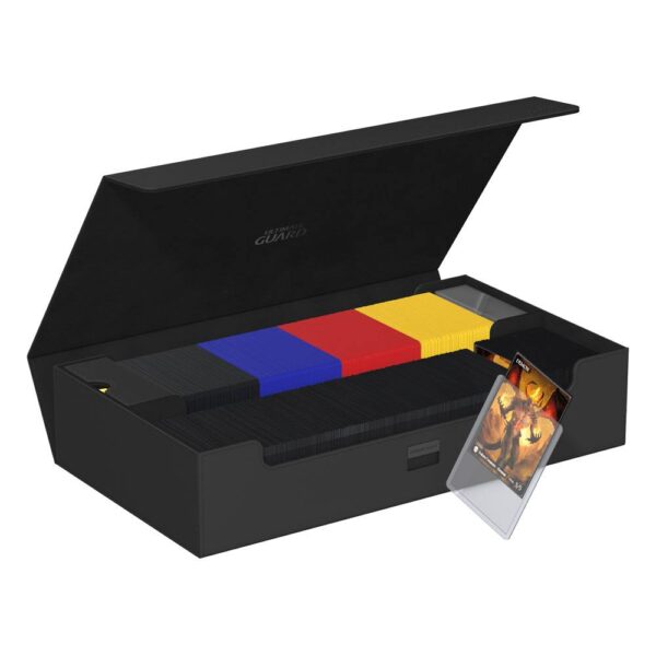 Ultimate Guard: Omnihive 1000+ Xenoskin - Zwart (voor 1000 kaarten) - zijaanzicht