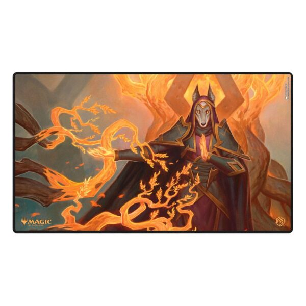 Ultimate Guard: Play-Mat - Magic: The Gathering "Tarkir: Dragonstorm" - Abzan Devotee (61 x 35 cm) - in gebruik
