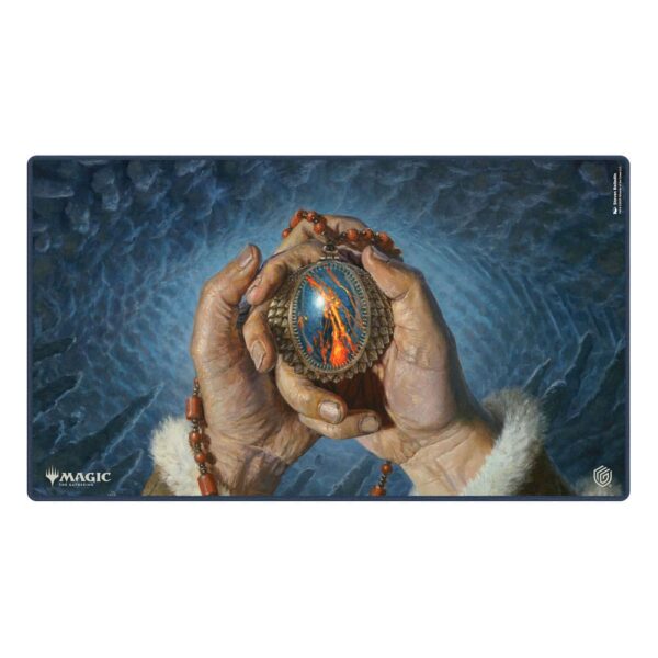 Ultimate Guard: Play-Mat - Magic: The Gathering "Tarkir: Dragonstorm" - Mox Jasper (61 x 35 cm) - in gebruik