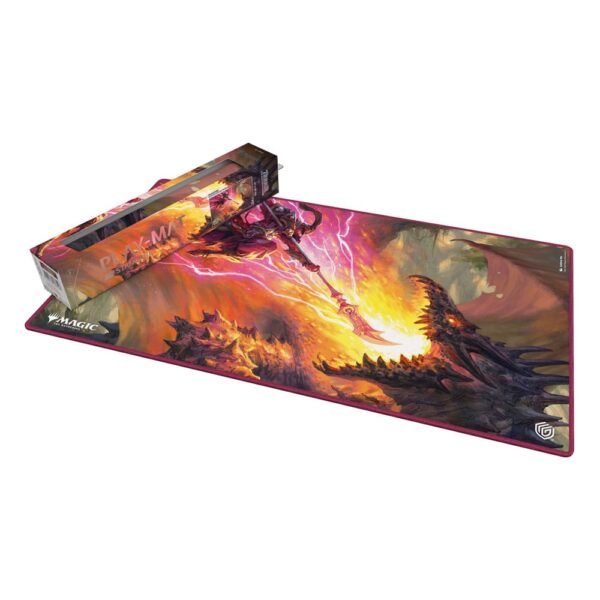 Ultimate Guard: Play-Mat - Magic: The Gathering "Tarkir: Dragonstorm" - Worthy Cost (61 x 35 cm) - detailopname