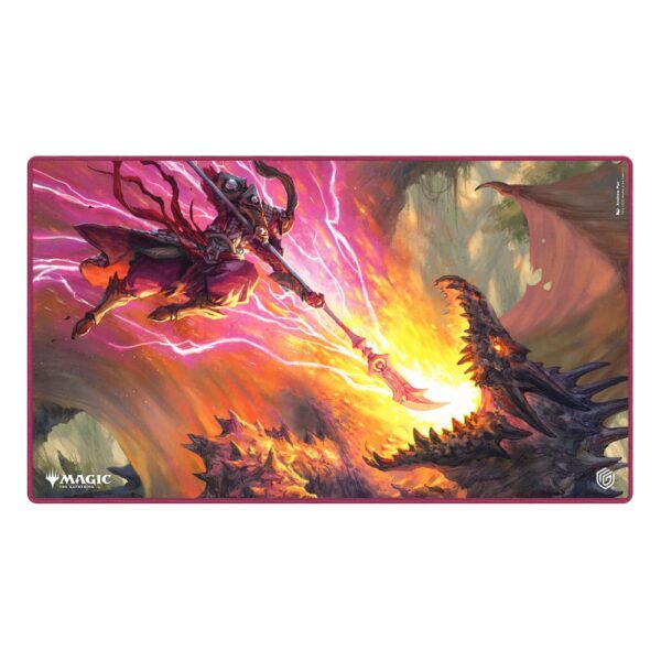 Ultimate Guard: Play-Mat - Magic: The Gathering "Tarkir: Dragonstorm" - Worthy Cost (61 x 35 cm) - in gebruik