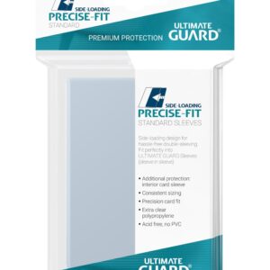 Ultimate Guard: Precise-Fit Sleeves - Side-Loading - 100x Standard Size - verpakking vooraan