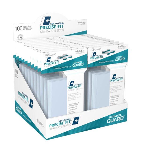 Ultimate Guard: Precise-Fit Sleeves - Side-Loading - 100x Standard Size - geopend