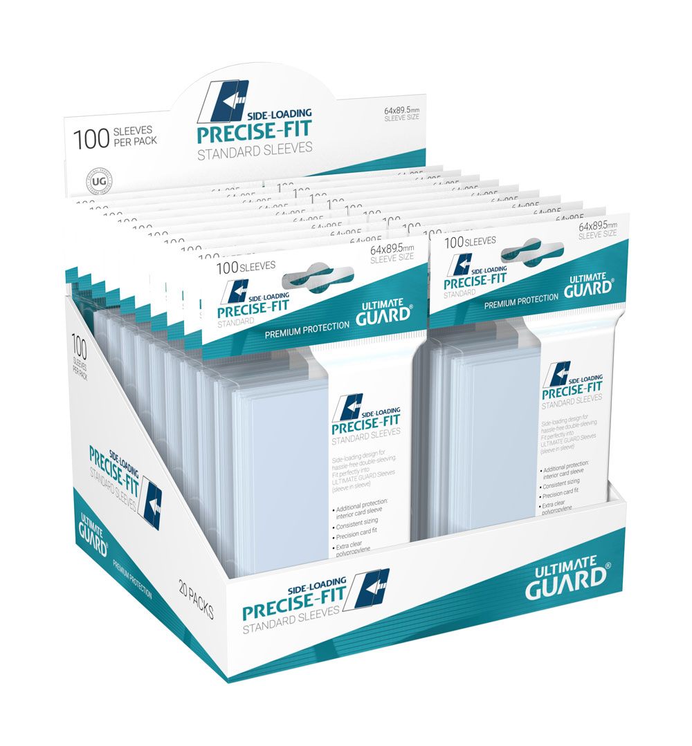 Ultimate Guard: Precise-Fit Sleeves - Side-Loading - 100x Standard Size - geopend