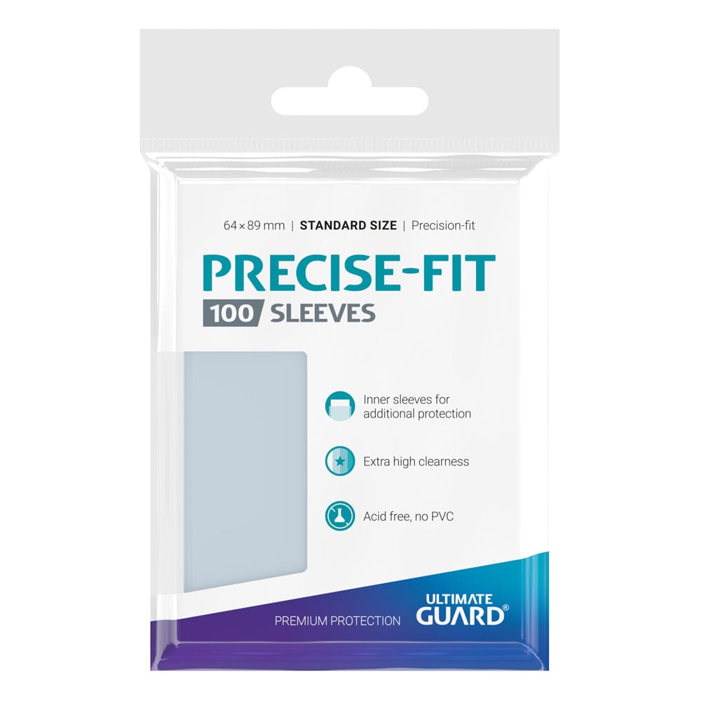 Ultimate Guard: Precise-Fit Sleeves - 100x Standard Size - achterzijde